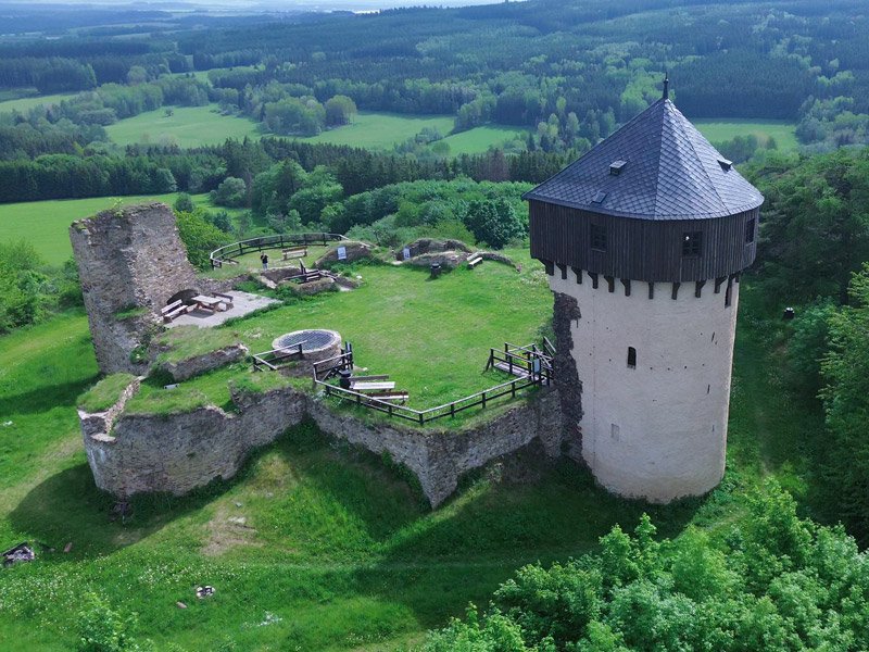Medieval Castle of Hrad Hartenštejn
