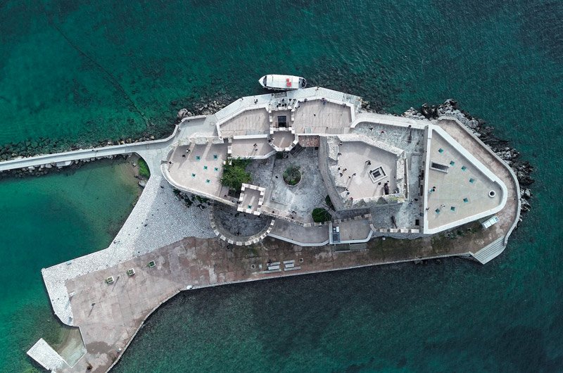 The Fortress of Bourtzi In Nafplio