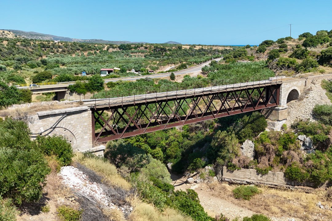 Steel Bridge of Chranapas Lakonia Greece