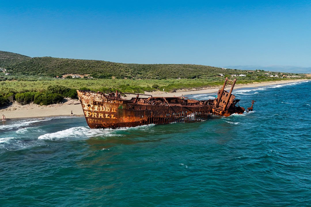 The Iconic Dimitrios Shipwreck in Gythio