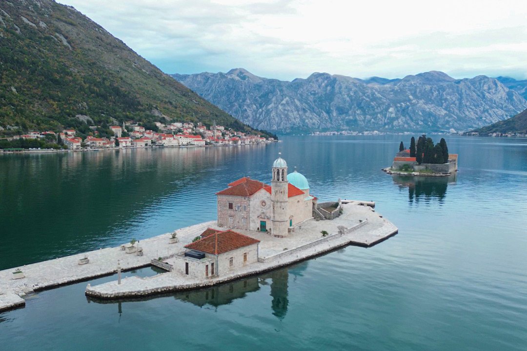 The Twin Islands of Kotor Bay