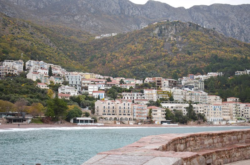 The-town-of-Sveti-Stefan-Montenegro The town of Sveti Stefan Montenegro